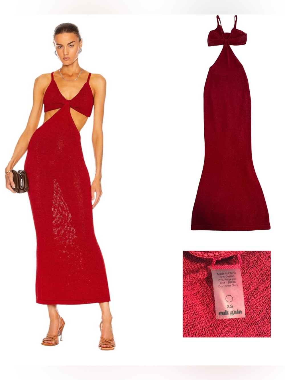 Cult Gaia Serita Knit Dress